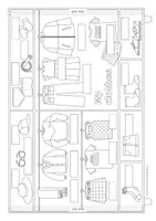 Vorschau - Arbeitsblätter - Clothes Vocabulary – Kleidung auf Englisch (UK) "Mein Kleiderschrank" - Seite 3