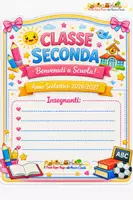 anteprima - Esercizi - ACCOGLIENZA CLASSE SECONDA - PRIMI GIORNI - Pagina 1