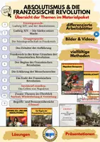 Vorschau - Arbeitsblätter - Französische Revolution Klasse 7 8 Absolutismus – Unterrichtsreihe (Materialpaket mit Arbeitsblättern & Präsentation) - Seite 2