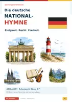 Vorschau - Unterrichtsreihen - Deutsche Nationalhymne - Deutschland - Musik, Geografie, Geschichte - ab Klasse 5 - Deckblatt