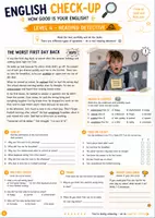 Vorschau - Arbeitsblätter - English Check-Up – Level 4: Reading Detective | Leseverstehen Englisch & Reading + Lösungen - Deckblatt