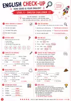 Vorschau - Arbeitsblätter - English Check-Up – Level 5: English Challenge | Grammar, Vocabulary & Mixed English + Lösungen - Seite 1
