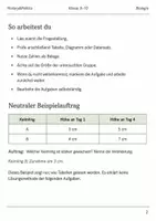 Vorschau - Arbeitsblätter - Statistische Daten Biologie Basisscreening Klasse 9–10 - Seite 1