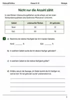 Vorschau - Arbeitsblätter - Statistische Daten Biologie Basisscreening Klasse 9–10 - Seite 2