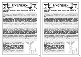 Voorbeeld - Onderzoeksboekje - Zoogdieren - Biologie - Pagina 3