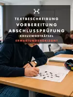 Vorschau - Quiz - Abschlussprüfung Deutsch - Kreuzworträtsel Textbeschreibung - Seite 3