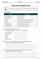 Vorschau - Arbeitsblätter - Basisscreening Chemie Experimente Klasse 9–10 - Seite 2