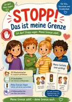 Vorschau - Bildkarten - Stopp! Das ist meine Grenze – Grenzen erkennen, Nein sagen & Hilfe holen | Kita & Grundschule - Deckblatt