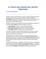 anteprima - Esercizi - Le tracce del passato nel territorio - Pagina di copertina