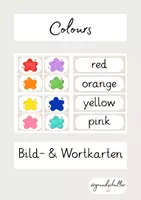 Vorschau - Bildkarten - Colours - Bild- & Wortkarten - Deckblatt