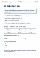 Vorschau - Arbeitsblätter - Messdaten & Unsicherheiten Basisscreening Klasse 9–10 - Seite 1