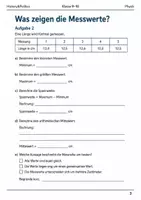 Vorschau - Arbeitsblätter - Messdaten & Unsicherheiten Basisscreening Klasse 9–10 - Seite 2