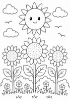 Vorschau - Mal- und Bastelvorlagen - Ausmalbilder | Sommer - Seite 3