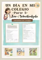 Vorschau - Unterrichtsreihen - Un día en mi colegio – Spanisch (A1/A2) - Deckblatt