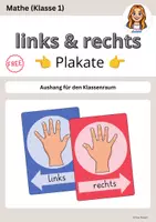 Vorschau - Poster - links und rechts Plakat, Klassenaushang, Freebie - Deckblatt