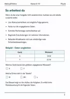 Vorschau - Arbeitsblätter - Risikobewertung Physik Basisscreening Klasse 9–10 - Seite 1