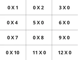 Προεπισκόπηση - Flashcards - Παιχνίδι Προπαίδειας 0–12 - Σελίδα 1
