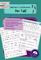 Vorschau - Arbeitsblätter - Arbeitsblatt Der Takt - Deckblatt