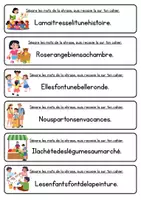 Aperçu - Feuilles d'exercices - Séparer les mots des phrases - Page 2