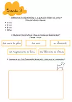 Aperçu - Feuilles d'exercices - Fiche de lecture suivie ÉPAMINONDAS - Page 3