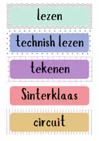 Voorbeeld - Pastel dagritmekaarten + plan kaarten - Pagina 3