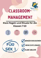 Vorschau - Poster - Classroom Management für Sek 1 (Klassenorganisation 7. - 10. Klasse) - Deckblatt