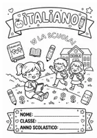 anteprima - Etichette / Segnalibri - Pacchetto di copertine scuola primaria - Pagina 2