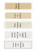 Voorbeeld - Boekenleggers thema beige - Pagina 2