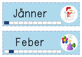 Vorschau - Präsentationen/Tafelbilder - Tafelkalender für die Klasse - Seite 1