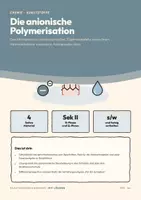 Vorschau - Experimente - Anionische Polymerisation – Mechanismus - Deckblatt