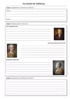 Vorschau - Arbeitsblätter - Arbeitsblatt + Quellen: Die Ideen der Aufklärung (Gruppenarbeit/Gruppenpuzzle) - Seite 1