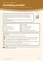 Vorschau - Experimente - Nylon herstellen – Chemie Oberstufe - Seite 1