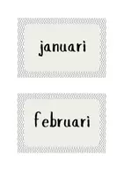 Voorbeeld - Thema beige verjaardagskalender - Pagina 2