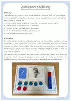 Vorschau - Stundenentwürfe - Zahlendarstellung mit Spielkarten - Seite 1