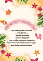 Vorschau - Stundenentwürfe - summer holiday eduki material - Seite 1