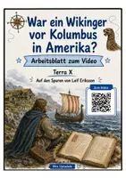 Vorschau - Arbeitsblätter - Die Entdeckung Amerikas vor Kolumbus - Die Wikinger - Leif Eriksson - War ein Wikinger vor Kolumbus in Amerika? - Deckblatt
