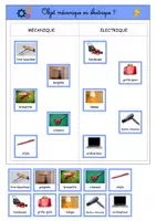 Aperçu - Apprentissages en autonomie - Objet mécanique ou électrique - Page de couverture