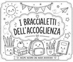 anteprima - Altro tipo di materiale - I BRACCIALETTI DELL’ACCOGLIENZA 🌟 - Pagina di copertina