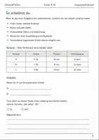 Vorschau - Arbeitsblätter - Nachhaltigkeitsbewertung Basisscreening Klasse 9–10 - Seite 1