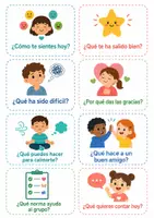 Vista previa - Tarjetas / Manipulativos - Pregunta del día – Tarjetas de conversación – Educación Infantil - página 2