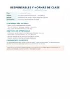 Vista previa - Decoración del aula - Responsables de clase – Panel de responsabilidades y normas – Tutoría - página 3