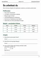 Vorschau - Arbeitsblätter - Geographie Gesamtcheck Basisscreening Klasse 9–10 - Seite 1