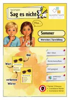 Vorschau - Spiele - Sag es nicht! Sommer - Sprachspiel - Deckblatt