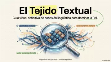 Vista previa - Presentaciones - 📚 Guía de cohesión y comentario de texto · 2.º Bachillerato - Portada