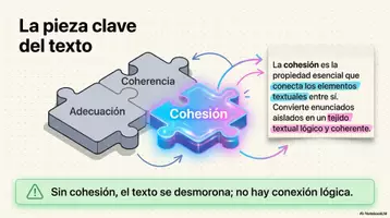 Vista previa - Presentaciones - 📚 Guía de cohesión y comentario de texto · 2.º Bachillerato - página 1