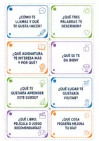 Vista previa - Decoración del aula - Dinámicas para conocerse – Tarjetas de actividad – Tutoría - página 1