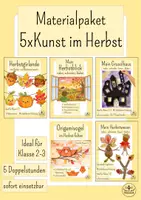 Vorschau - Mal- und Bastelvorlagen - Kunst Herbst Grundschule - 3D Drachen Mobile basteln - Klasse , Klasse 2, Klasse 3 - Seite 2