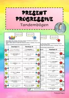 Vorschau - Arbeitsblätter - Present Progressive - Tandembögen - Übungen - Deckblatt