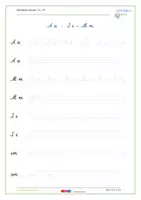 Vorschau - Arbeitsblätter - Schreiben lernen - Schulschrift A, I, M - Deckblatt