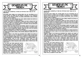 Voorbeeld - Onderzoeksboekje - Gewervelde dieren - Biologie - Pagina 3